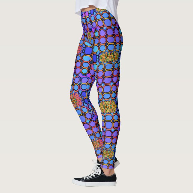 Honeycomb Kaleidoscope Leggings (Links)