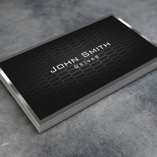 Honeycomb Metal Cells Driver Business Card Visitenkarte