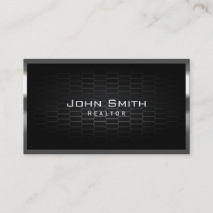 Honeycomb Metal Cells Realtor Business Card Visitenkarte