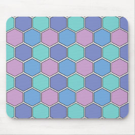 Honeycomb Pattern Pastelle Mousepad