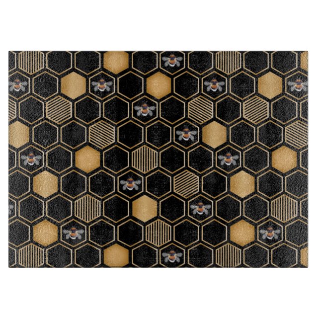 Honeycomb Pattern Schneidebrett (Vorderseite)