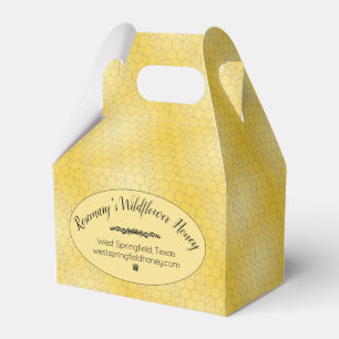 Honeycomb Script Mini Mason Jar Box Geschenkschachtel