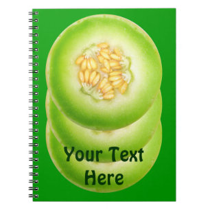 Honeydew Melon Slices Notizblock