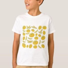 Honeydew Melons Fruchtmuster T-Shirt
