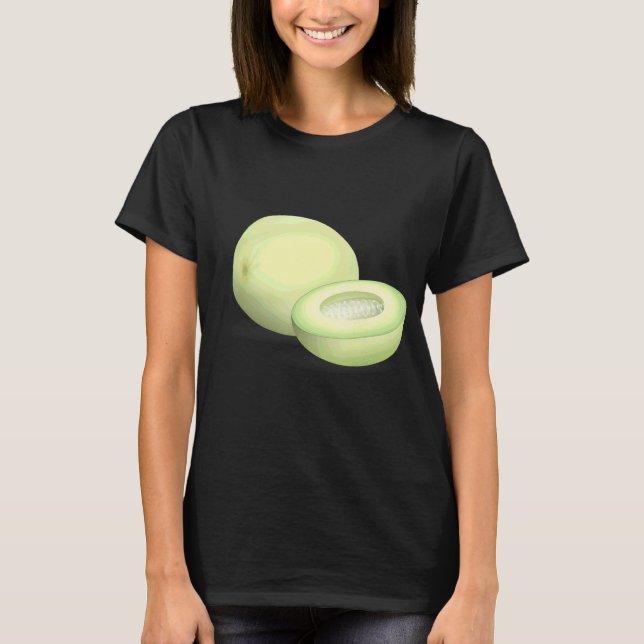 Honeydew Summer Melon Fruit Fun T-Shirt (Vorderseite)