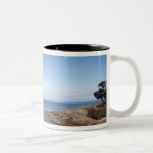 Honeymoon Bay, Coles Bay, Freycinet Nationalpark Zweifarbige Tasse