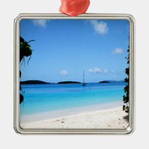 Honeymoon Bay, St. John USVI Ornament Aus Metall