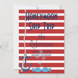 Honeymoon Cruise Door Magnet