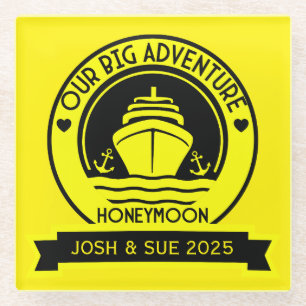 Honeymoon Cruise Glasuntersetzer
