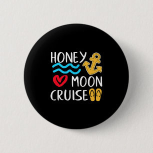 Honeymoon Cruise Ship Couples Great Gift Bride &am Button