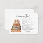 Honeymoon Fond Anfrage Hochzeitskarte Begleitkarte<br><div class="desc">Flitterwochen Fond beantragen Hochzeitseinzugskarte. Kraftpapier für eine große rustikale Wirkung. Wählen Sie Whitepaper für elegante Effekte.</div>