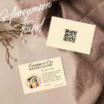 Honeymoon Fund Registry Qr Code Wedding Gift Einladung<br><div class="desc">Die vielseitige Einladungskarte für Hochzeitsfeiern, in der jedes Detail individuell gestaltet werden kann. Von Ihren Namen bis zu Zahlungsdetails (Venmo, PayPal, Zelle, etc.), einen scannbaren QR-Code und eine herzliche Nachricht zu schaffen, um eine wirklich einzigartige Hochzeitsdesign. Egal, ob Sie Beiträge zu Ihrem Reisefonds verlangen oder eine einfache und elegante Wunschkarte...</div>