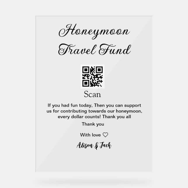 Honeymoon fund scan QR codeadd name  (Recto)