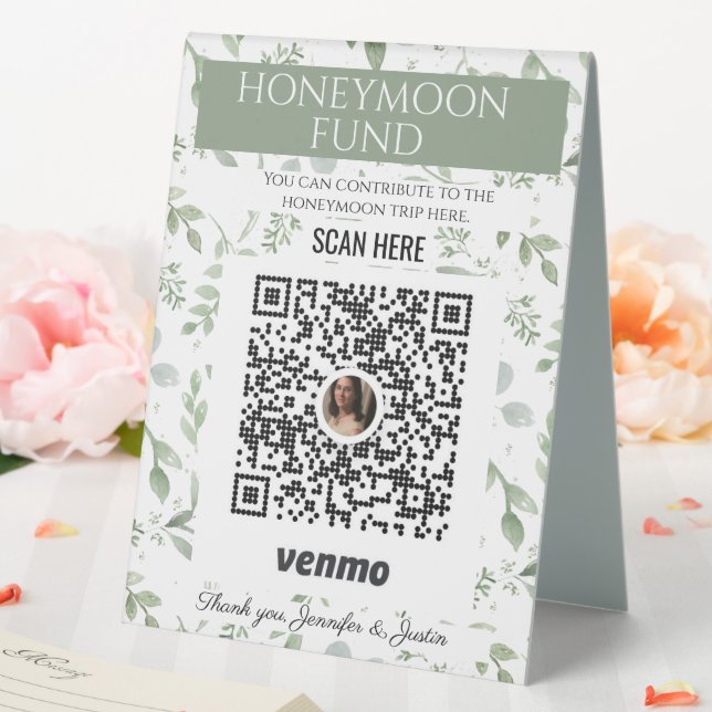 Honeymoon Fund Wedding Reception Sign Ideen Tischaufsteller (In Situ (Hochzeit))
