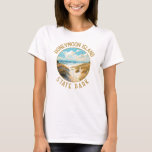 Honeymoon Island Staat Park Retro Not leidend T-Shirt<br><div class="desc">Honeymoon Island Staat Park Vektorgrafik Design. Teil einer Reihe von Barriereinseln,  die im Golf von Mexiko vor der Westküste von Florida sprudeln.</div>