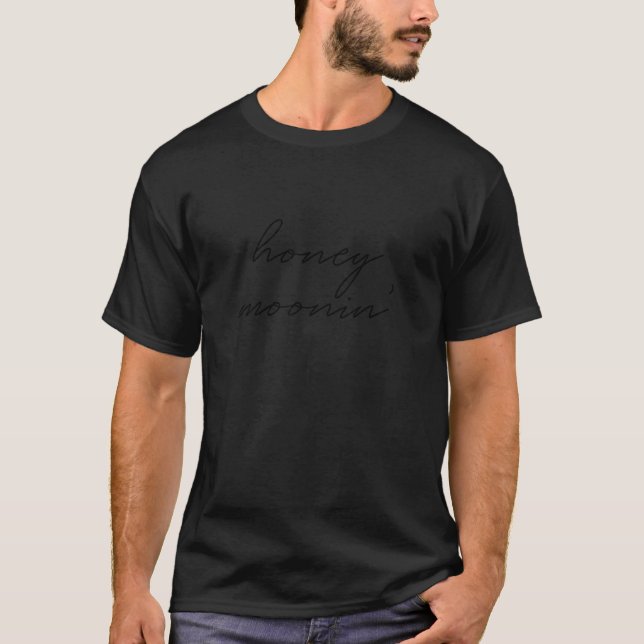 Honeymoonin Braut Brautjungfer Junggesellinnenabsc T-Shirt (Vorderseite)