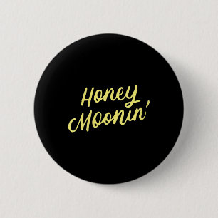 Honeymoonin Bride Groom Honeymoon Vacation Button