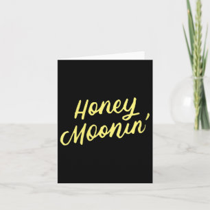 Honeymoonin Bride Groom Honeymoon Vacation Karte