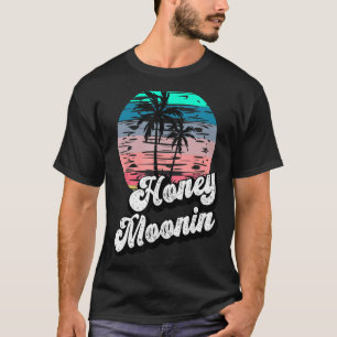 Honeymoonin Bride Groom Honeymoon Vacation Tropica T-Shirt