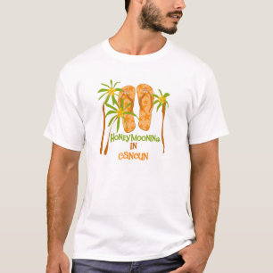 Honeymooning dans le T-shirt de Cancun