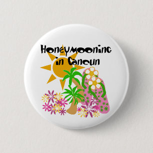 Honeymooning in Cancun Button