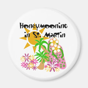 Honeymooning in St Martin Magnet