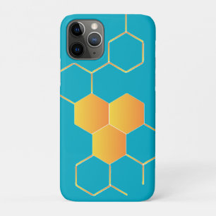Honeypeb Motif moléculaire iPhone 11 Pro Coque