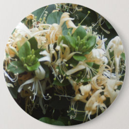 Honeysuckle Blooms Button