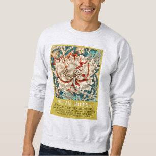 Honeysuckle Pattern - Design von William Morris Sweatshirt