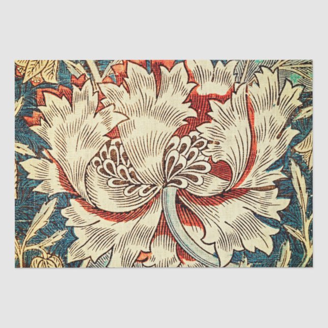 Honeysuckle Pattern Seidenpapier (Vorderseite)