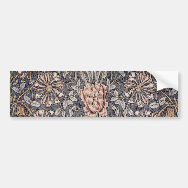 Honeysuckle Print (von William Morris) Autoaufkleber (Vorne)