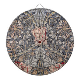 Honeysuckle Print (von William Morris) Dartscheibe