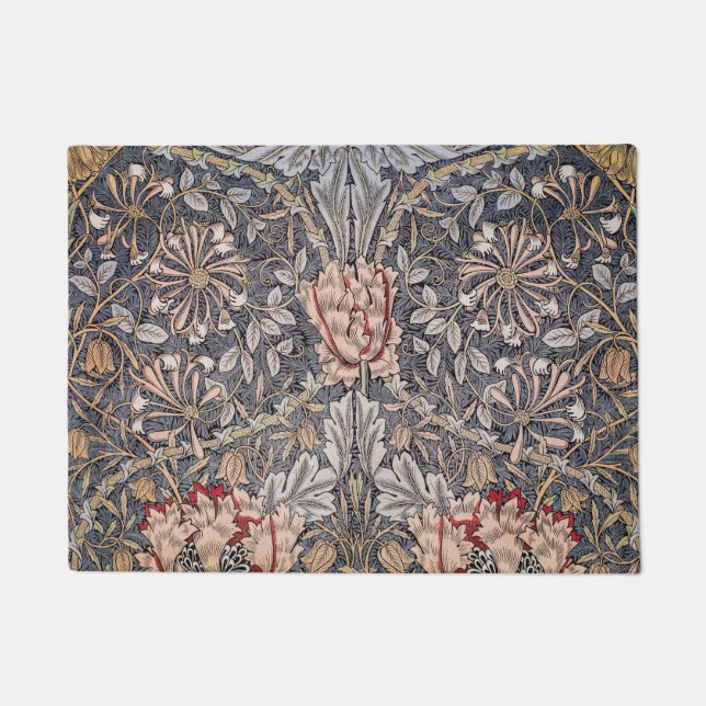 Honeysuckle Print (von William Morris) Fußmatte (Vorderseite)
