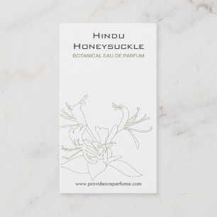 HONEYSUCKLE WHITE-Visitenkarte Visitenkarte