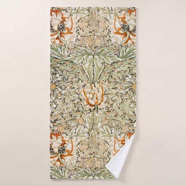 Honeysuckle, William Morris Badehandtuch (Badehandtuch)