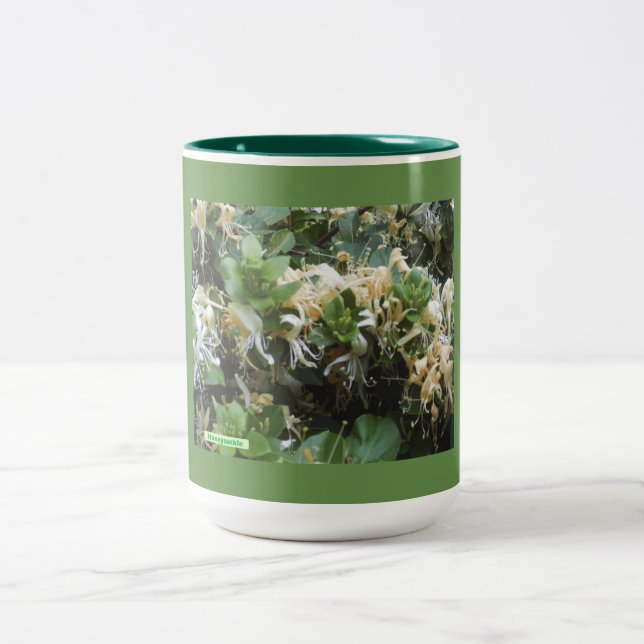 Honeysuckle Zweifarbige Tasse (Mittel)