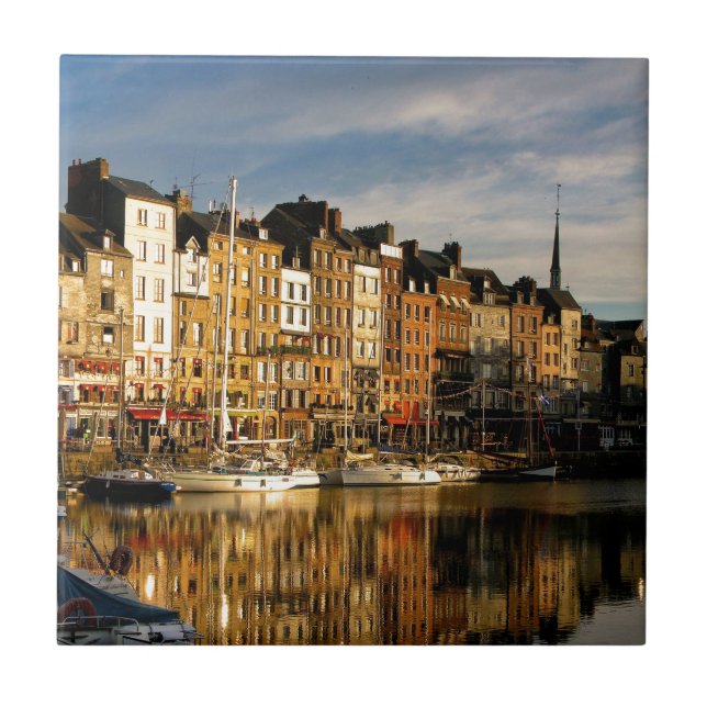 Honfleur, Frankreich Fliese (Vorderseite)