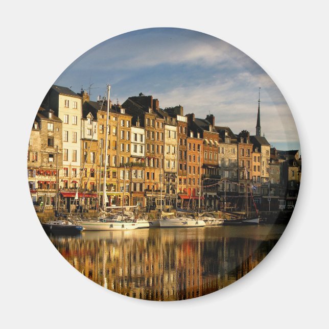 Honfleur, Frankreich Magnet (Vorne)