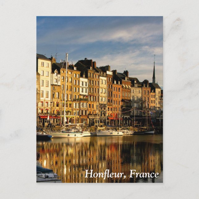 Honfleur, Frankreich Postkarte (Vorderseite)