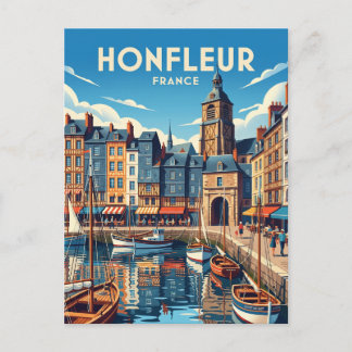 Honfleur Frankreich Postkarte