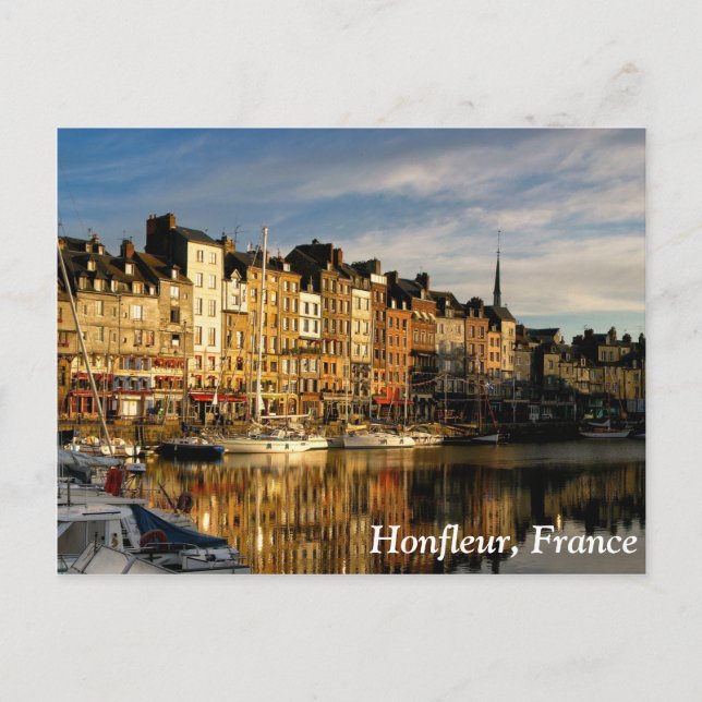 Honfleur, Frankreich Postkarte (Vorderseite)