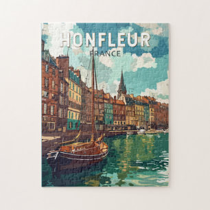 Honfleur Frankreich Reise Kunst Vintage