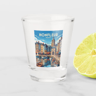 Honfleur Frankreich Schnapsglas