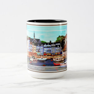 Honfleur, tasse de peinture de la France