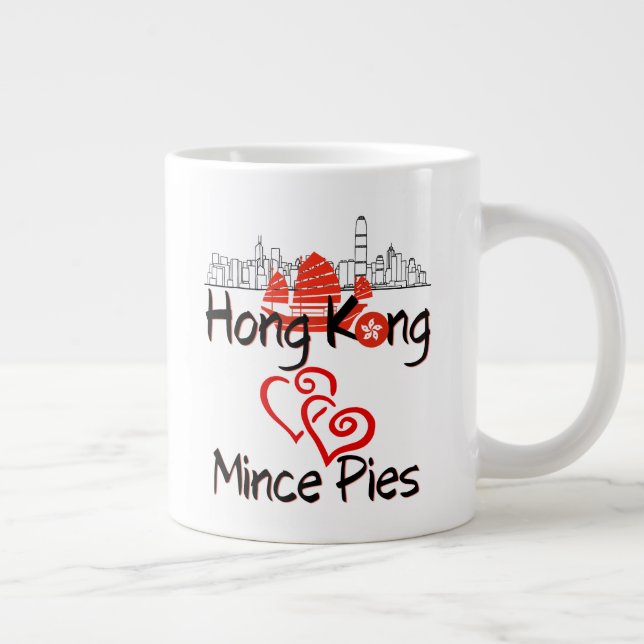 Hong Knog Lieben Mince Pies (Tasse für Spezialität Jumbo-Tasse (Rechts)