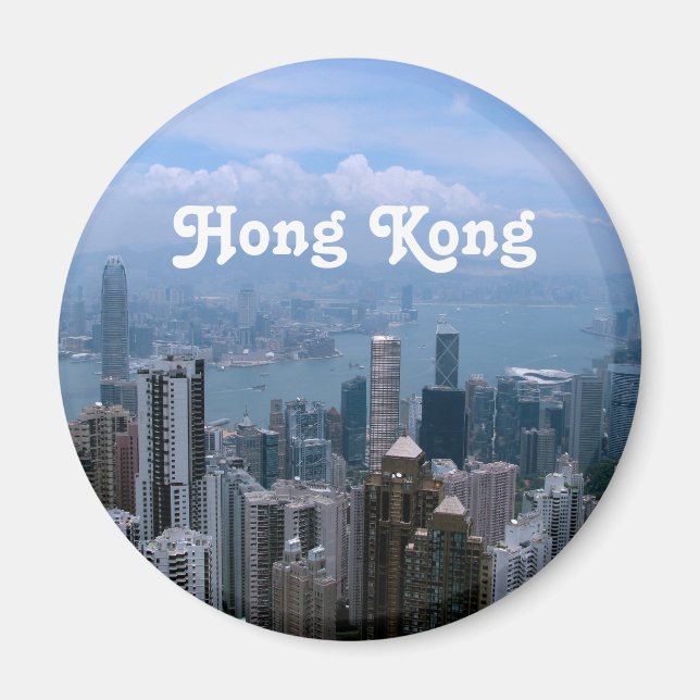 Hong Kong Cityscape Magnet (Vorne)