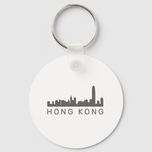 Hong Kong Gift HK Skyline Gift Schlüsselanhänger (Vorderseite)