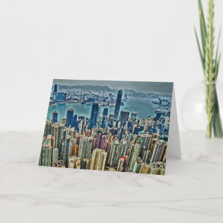Hong Kong-Insel Karte