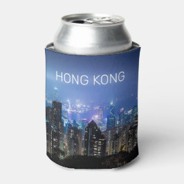 Hong Kong Island Skyline Panorama Night Souvenir Dosenkühler
