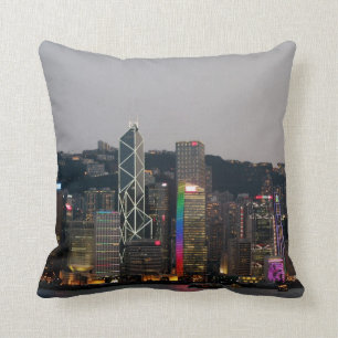 Hong Kong-Nacht Kissen